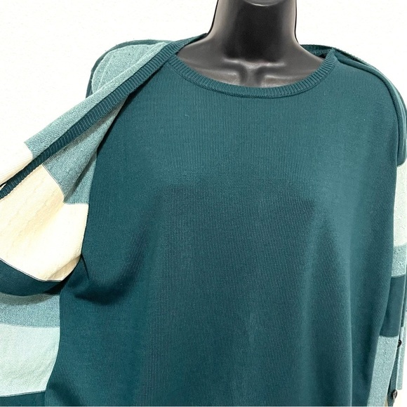 Alfred Dunner Woman Abstract Cardigan Sweater Size XL - Picture 6 of 14